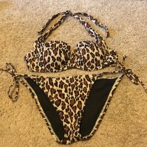 Leopard print Victoria’s Secret bikini